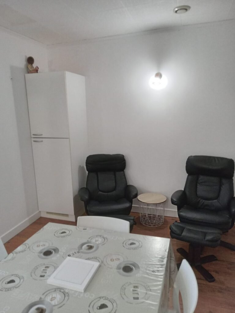 Salon confortable de l’appartement Le Châtaignier à Évaux-les-Bains